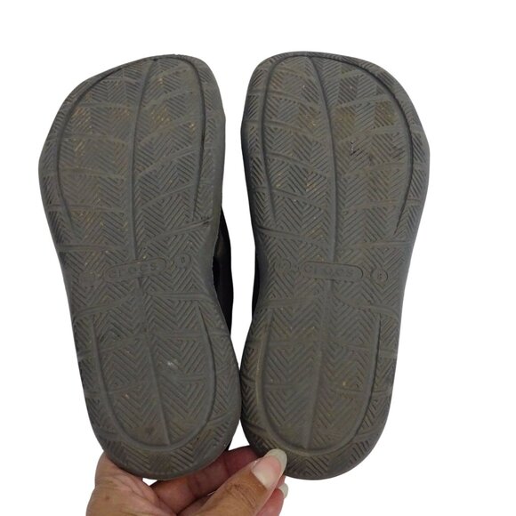 Crocs Mens Swiftwater Mesh Wave Sandals Black Sport Sandals Size 8 Water Shoes - Picture 5 of 8